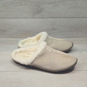 Sorwl Cozy Women's Insulated Line Fur Slippers Shoes Sz 11